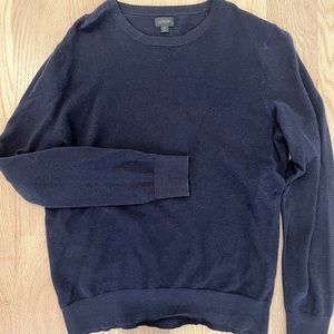 J Crew mens navy blue sweater